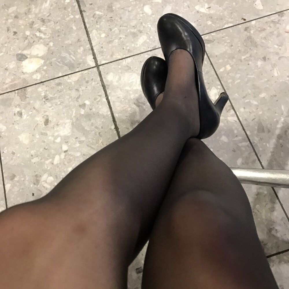 Cabin Crew Flight Attendant Uniform Work Pantyhose Nylon Stockings Hosiery - Picture 2 of 4